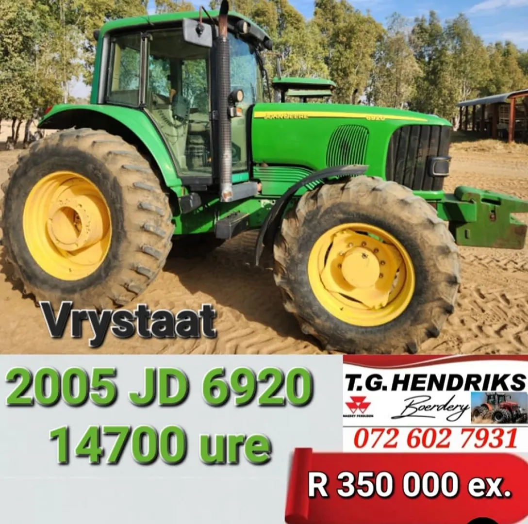 2005 John Deere 6920 | T.G Hendriks boerdery