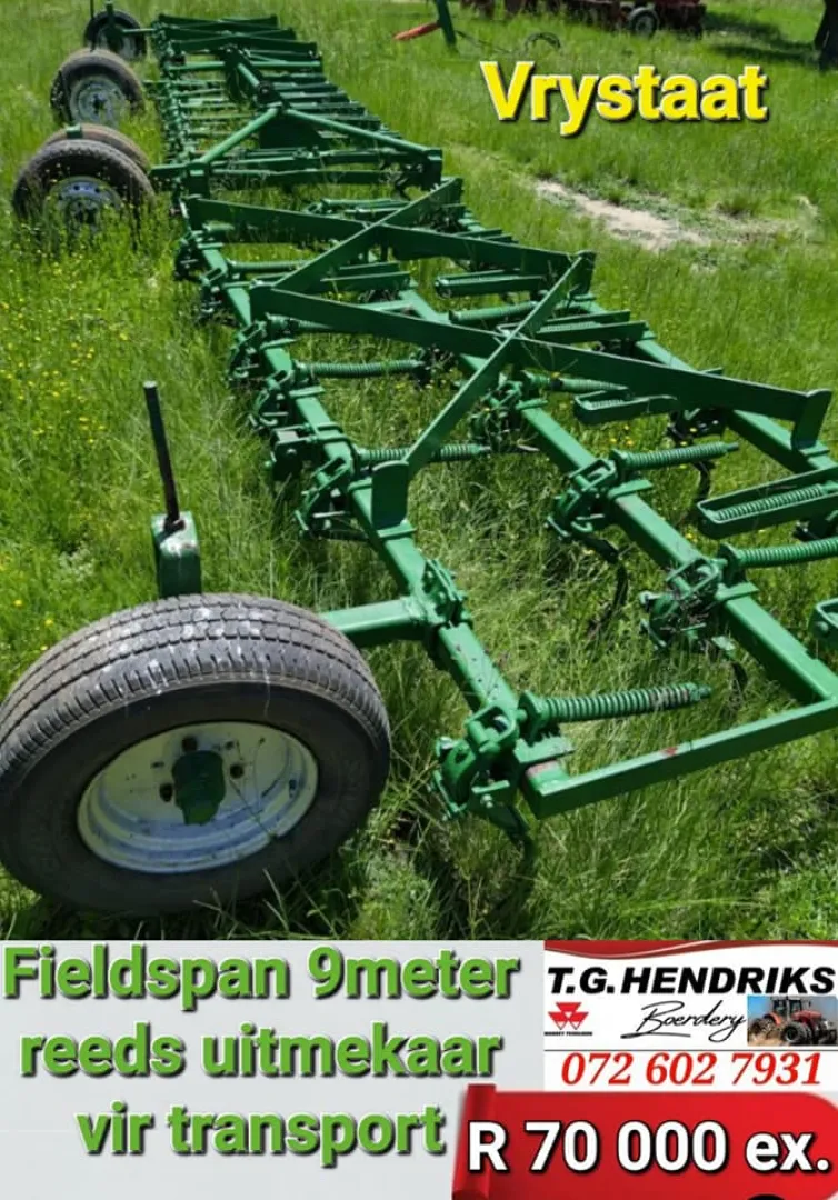 Fieldspan 9 meter | T.G Hendriks boerdery