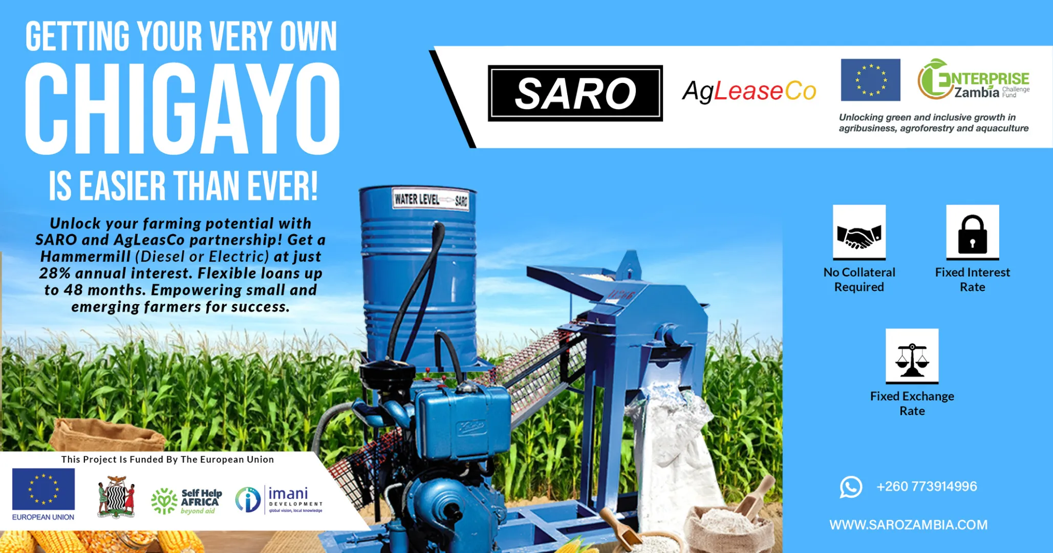 Getting your very own Chigayo is easier than ever! | Saro Agro