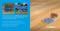 Rubin 12 disc harrow | The compact disc harrow with deep impact | LEMKEN