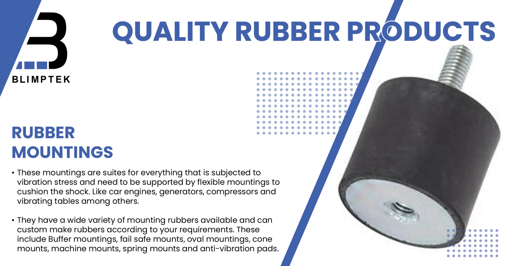 Rubber moundings | Blimptek Rubber Products
