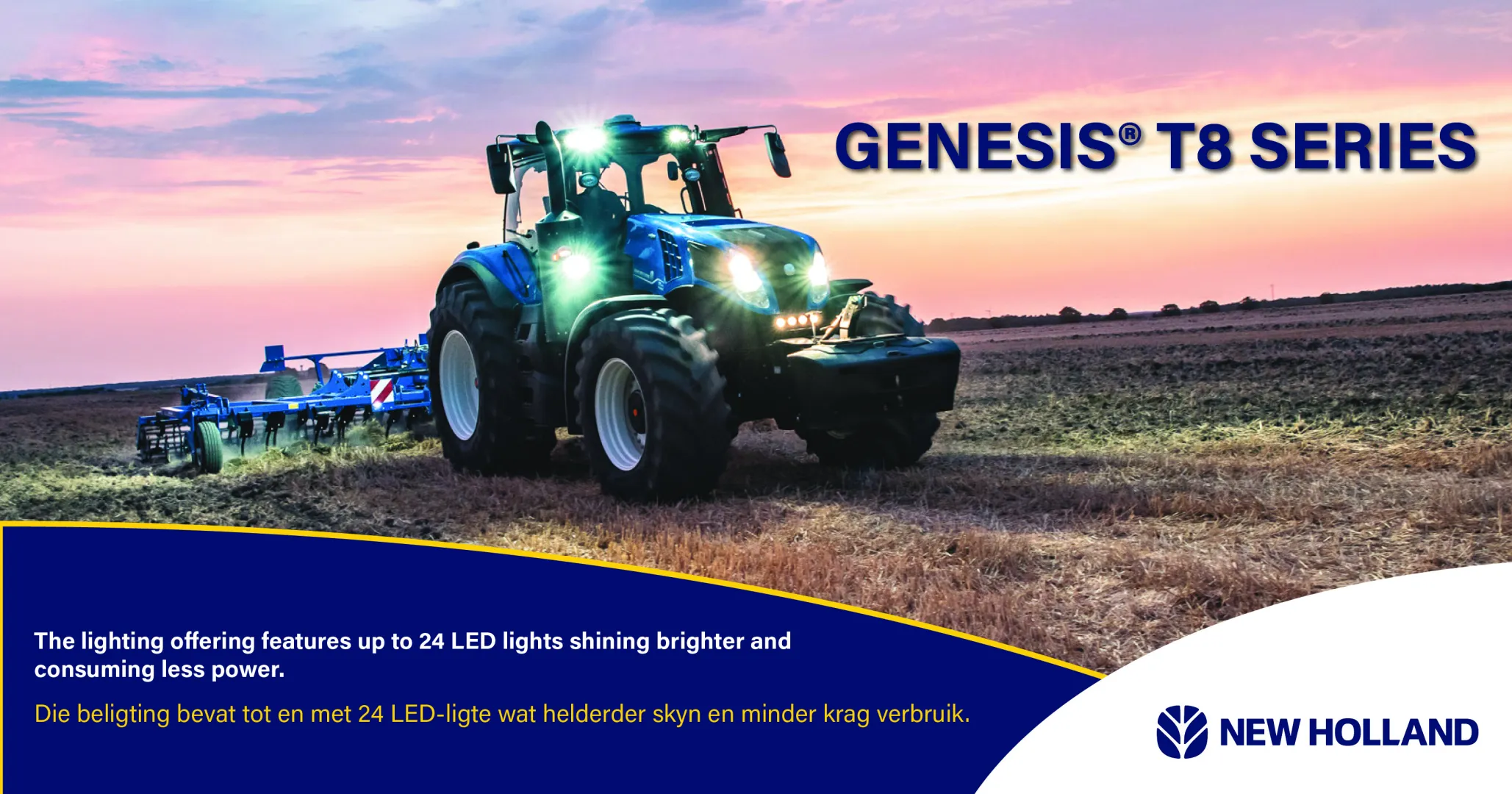 Genesis® T8 series with PLM intelligence™ | New Holland