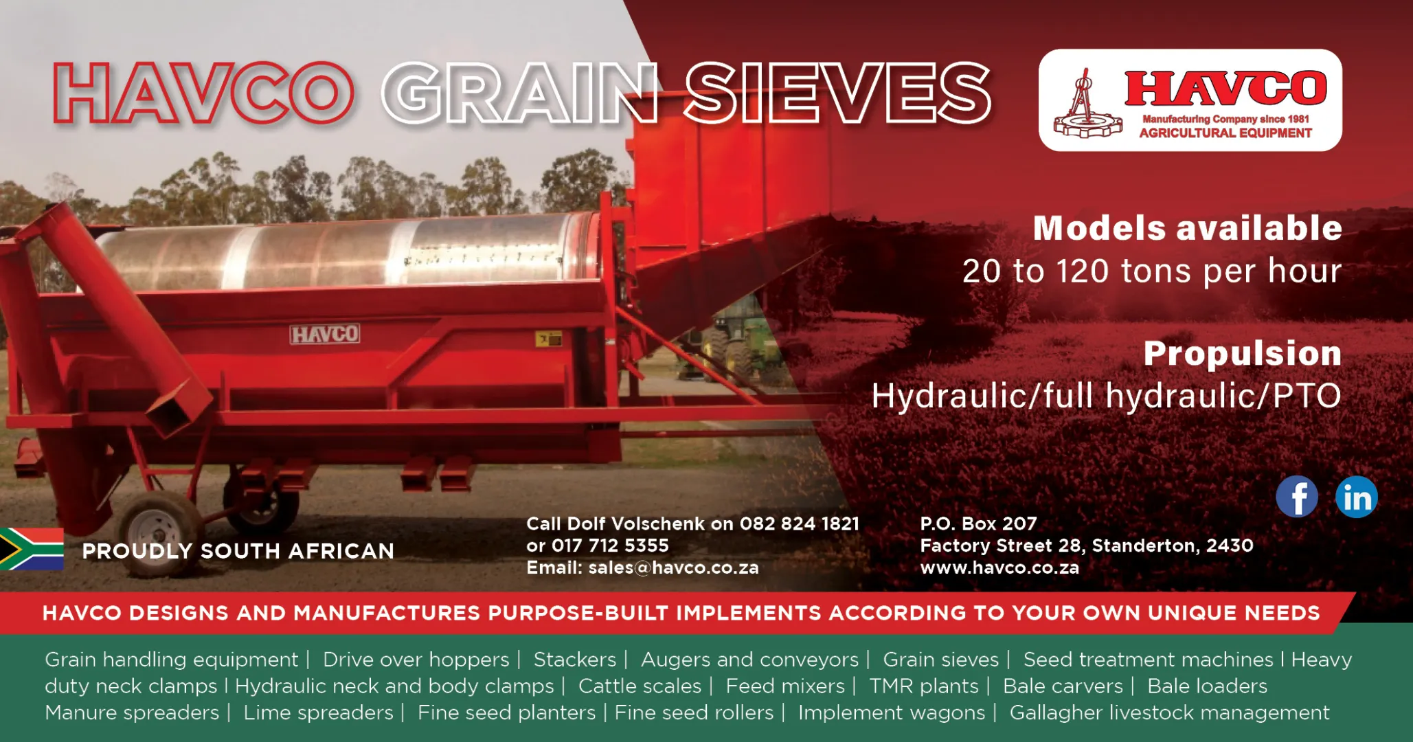 Grain sieves | Havco