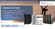250KW Solar system | World of Sun & Wind Power