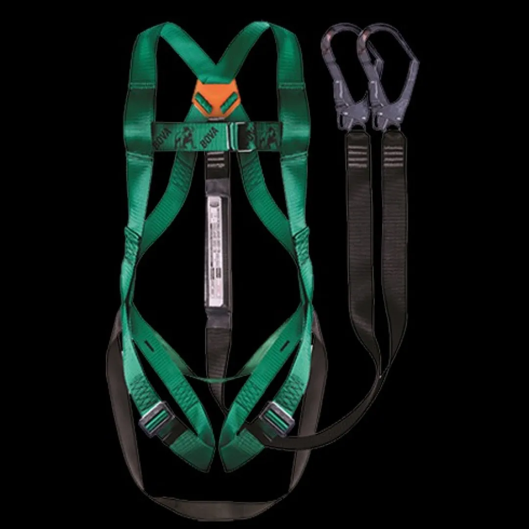 Bova | Standard harness: dblleg lanyard &amp; scaffolding hooks &amp; standing step | BBF Safety Group