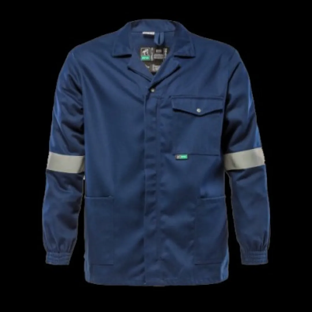 Bova safety wear | Blue/grey reflective jacket | BBF Safety Group