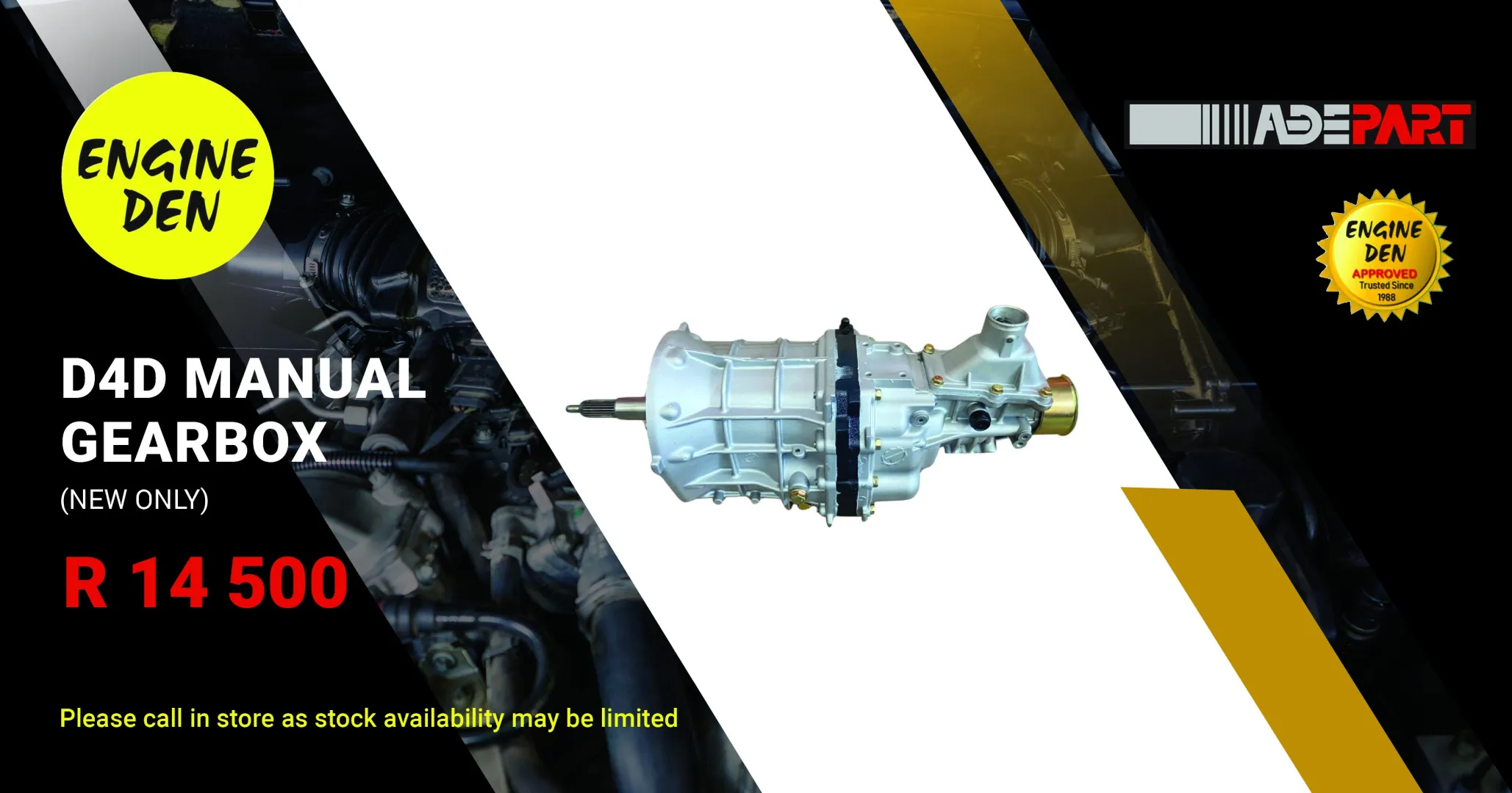 Toyota D4D Manual gearbox (new only) | Engine Den