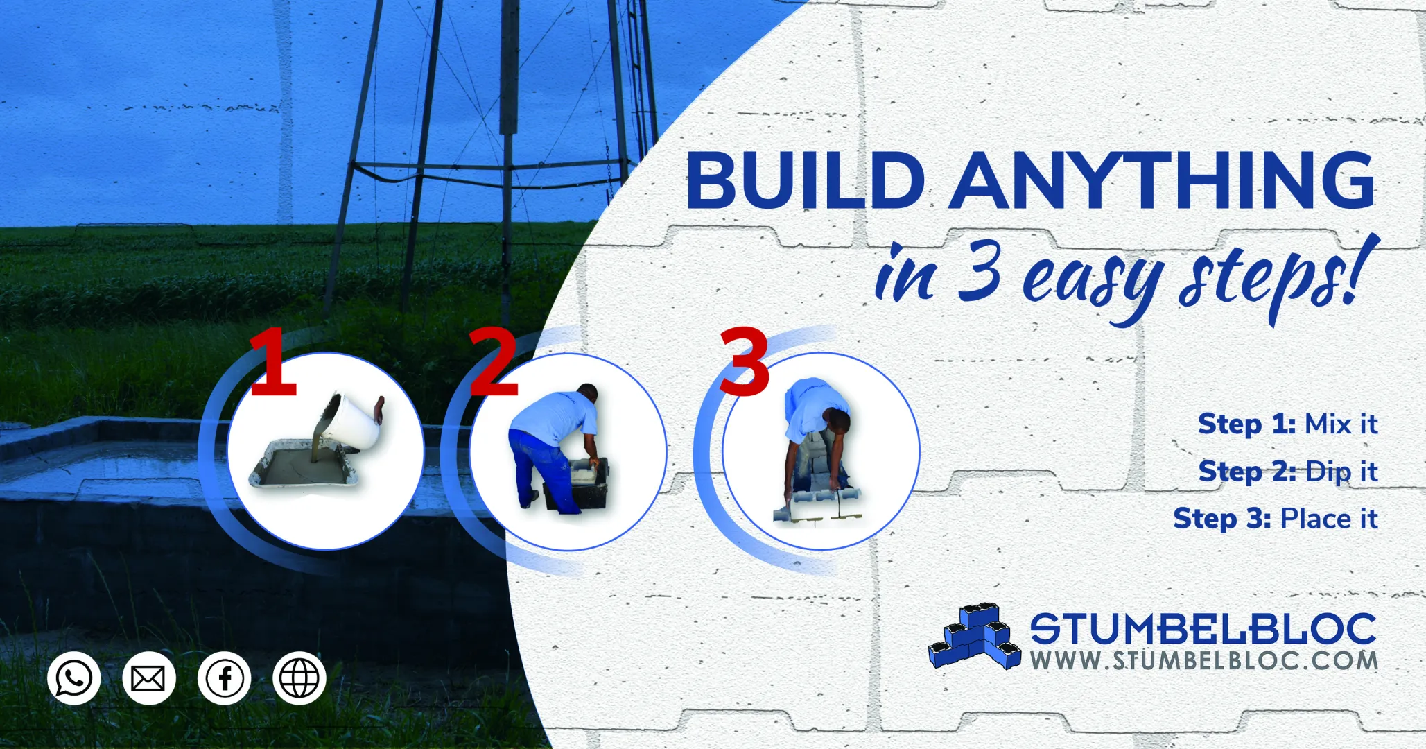 Build anything in 3 easy steps! | Stumbelbloc