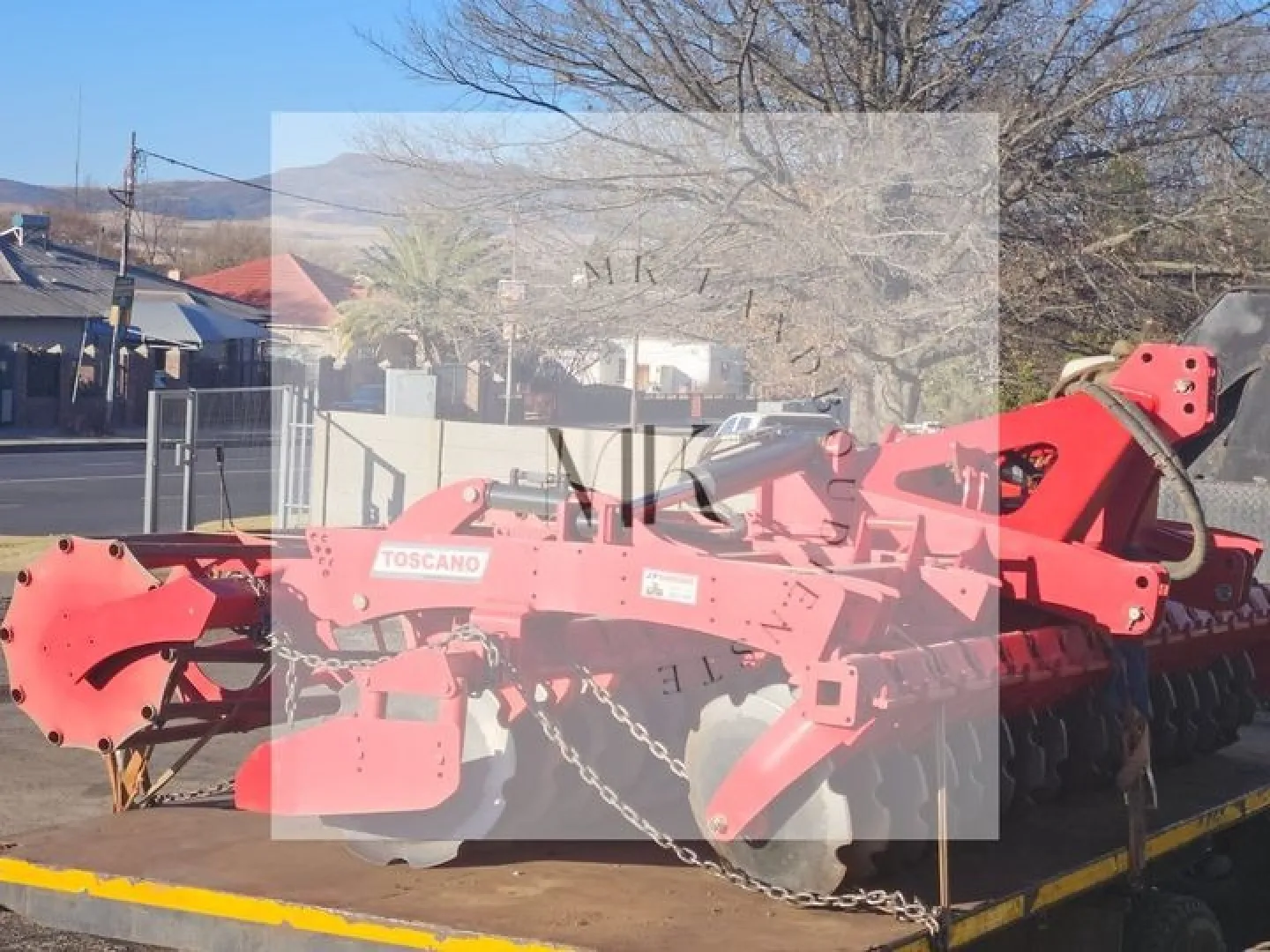4m Toscano Opvoubare dis | MK Landbou Dienste