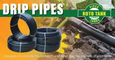 Precision Irrigation with Advanced Drip Pipe Solutions | Roto Tanks