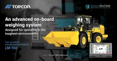 Topcon LM-100 Wheeled loader weighing | nVolve