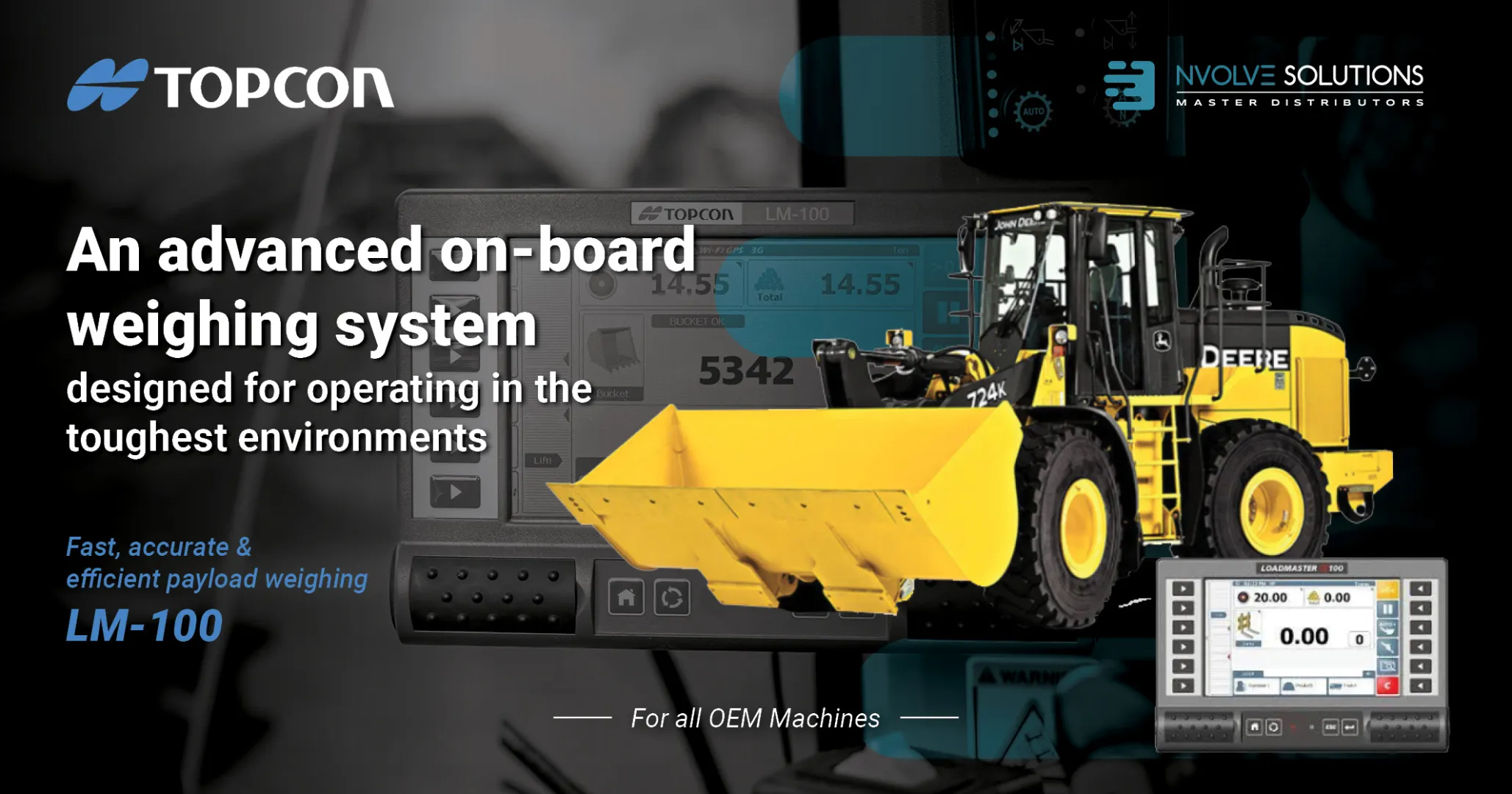 Topcon LM-100 Wheeled loader weighing | nVolve