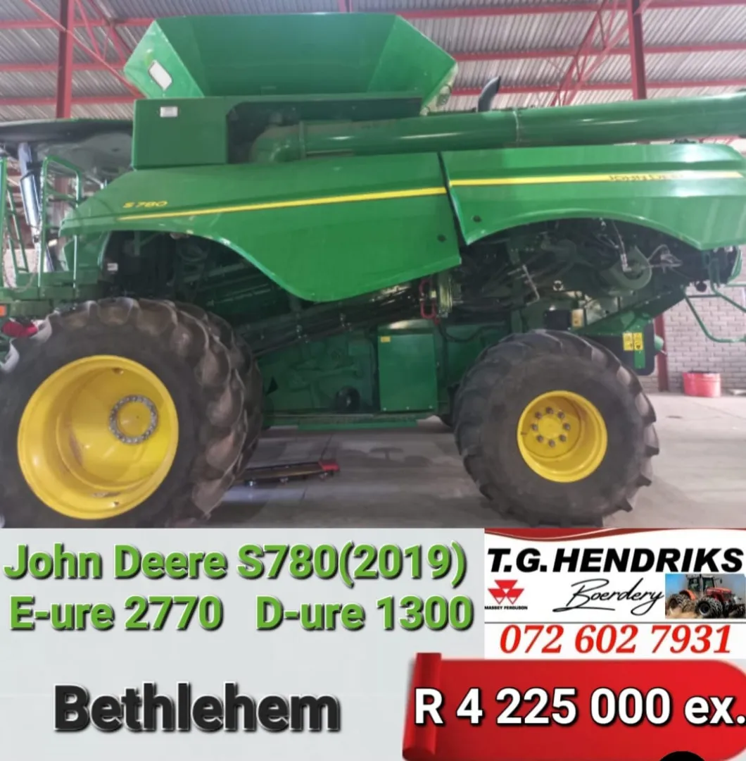 2019 John Deere S780 | T.G Hendriks boerdery