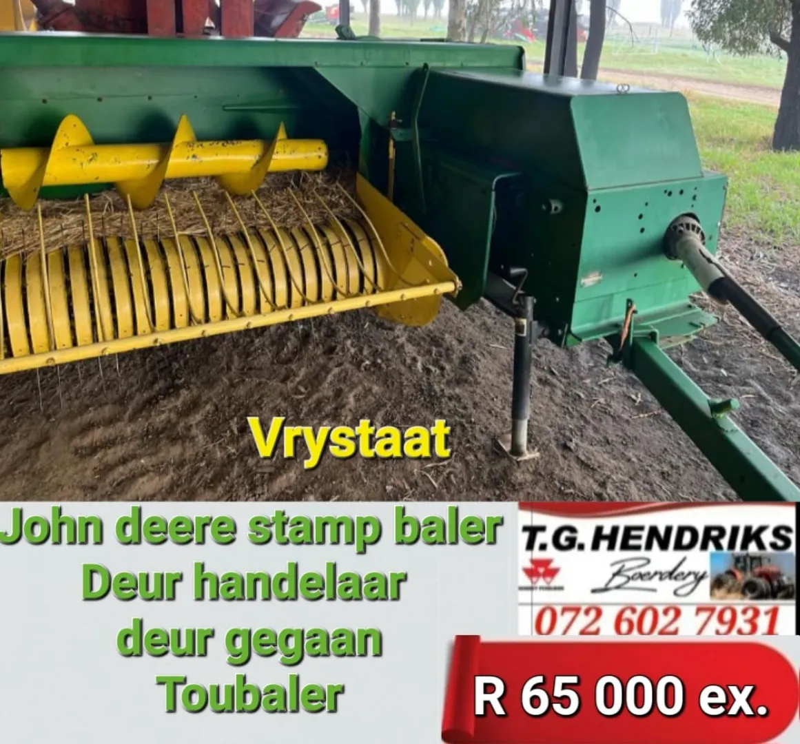 John Deere stamp baler | T.G Hendriks boerdery