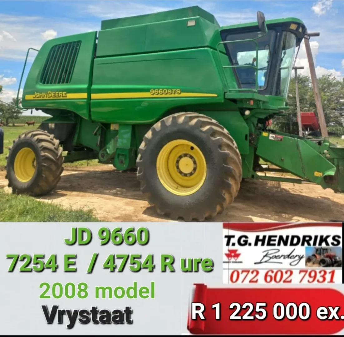 2008 John Deere 9660 | T.G Hendriks boerdery