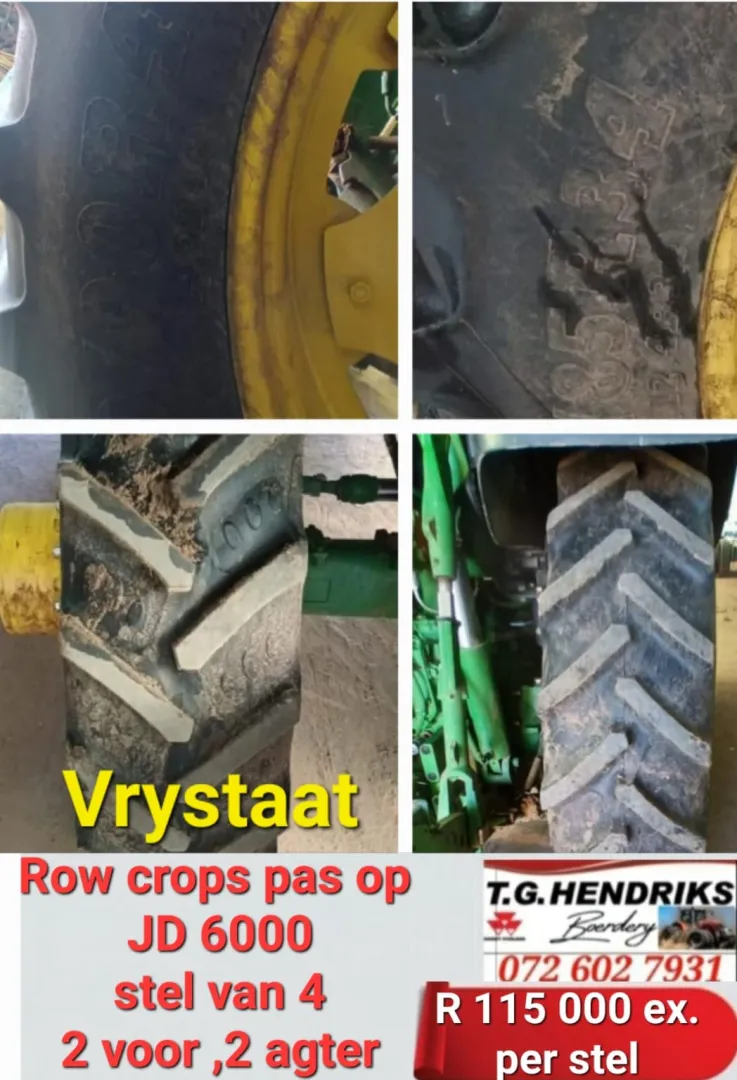 Row crops pas op JD 6000 | T.G Hendriks boerdery