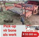 Pick-up vir bone – Alles werk | T.G Hendriks boerdery