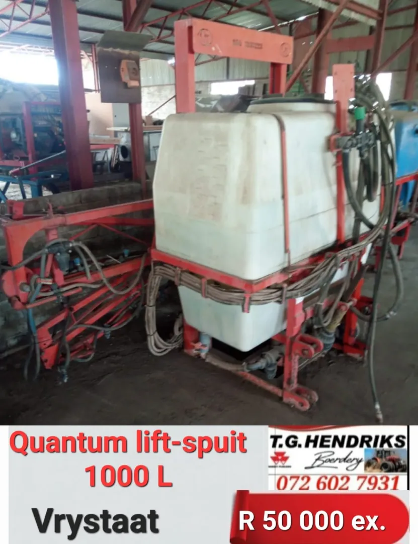 Quantum lift-spuit 1000L | T.G Hendriks boerdery