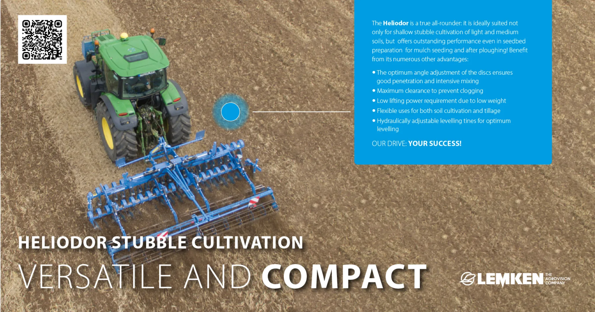 Heliodor stubble cultivation versatile and compact | LEMKEN