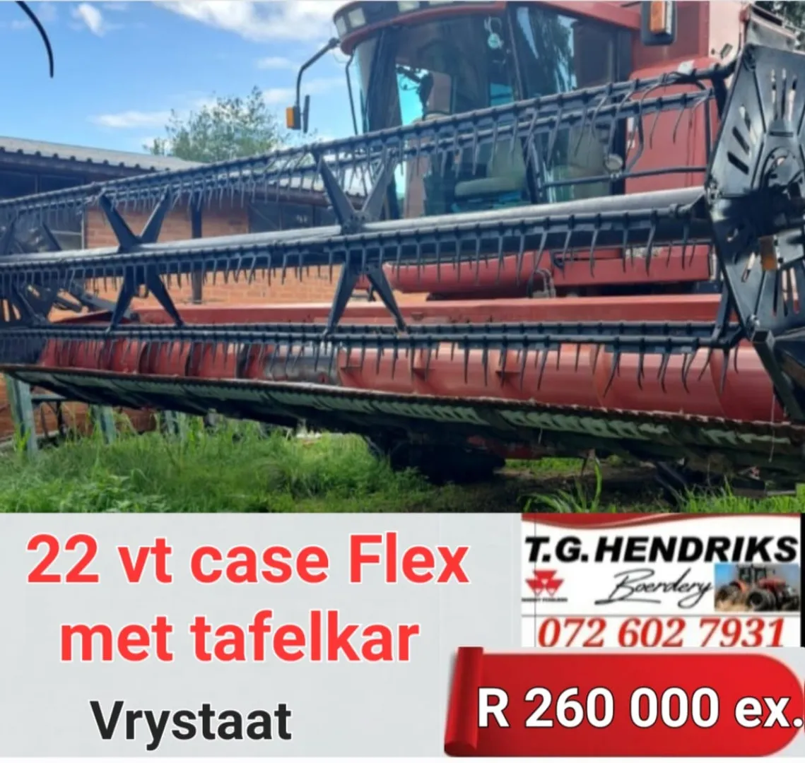 22 Vt Case flex met tafelkar | T.G Hendriks boerdery