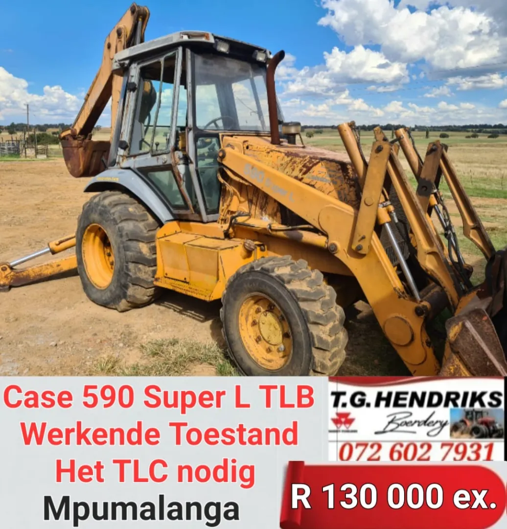Case 590 Super L TLB | T.G Hendriks boerdery