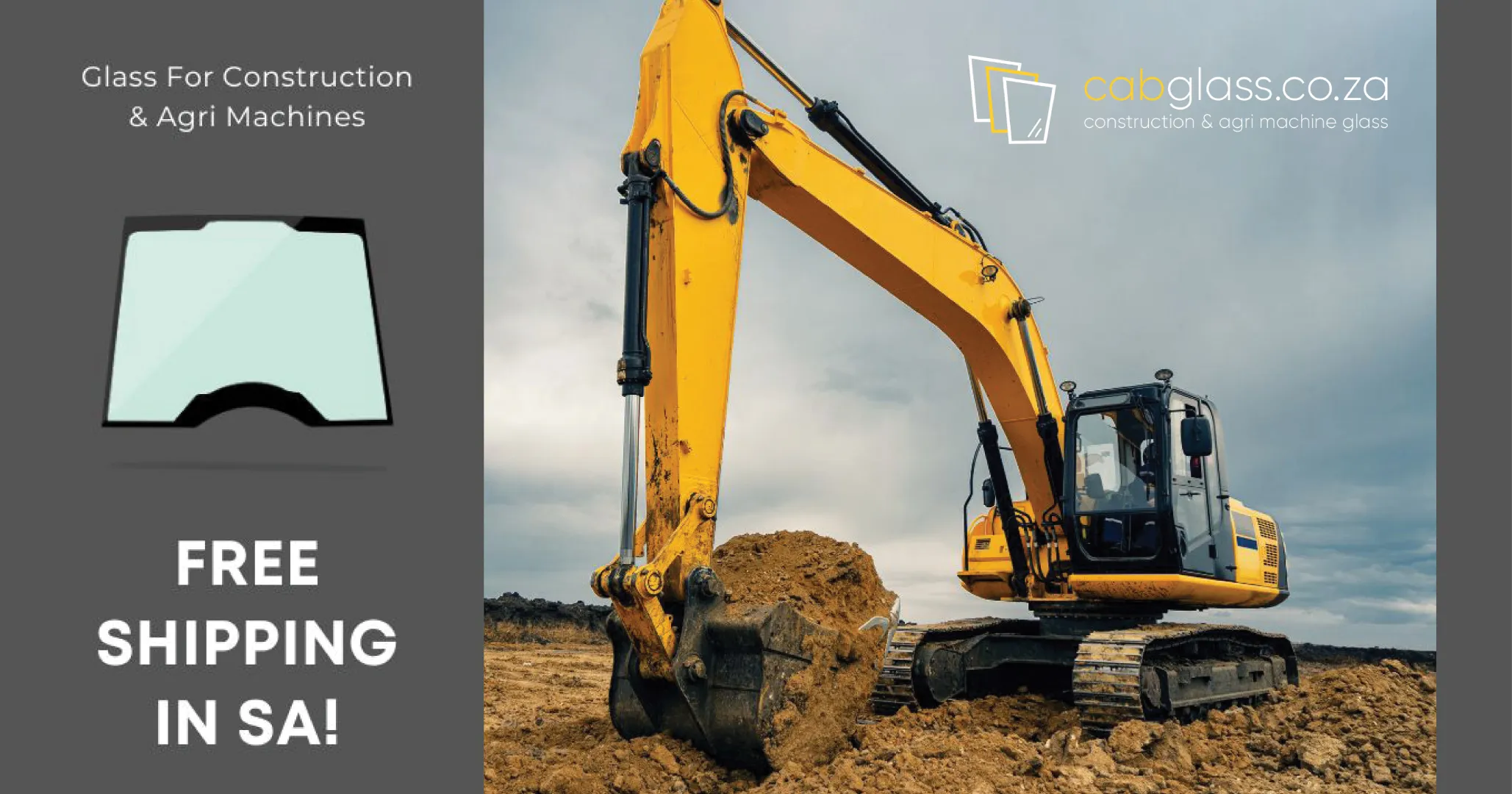 Glass for construction &amp; agri machines | Cabglass