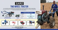 Two wheel tractor offering affordability, versatility and efficiency | Saro Agro