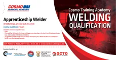 Apprenticeship welder | International welder qualification | Cosmo Training Academy
