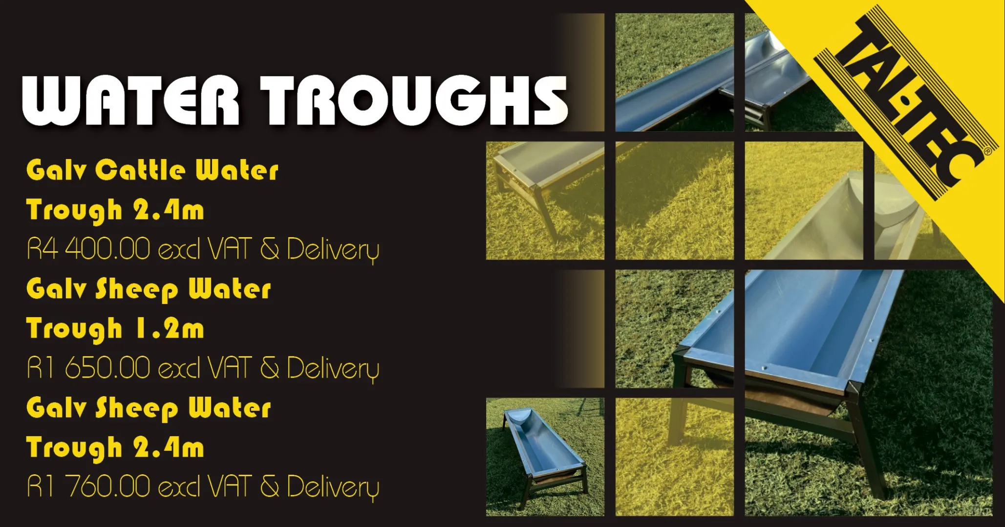Water throughs | Tal-Tec