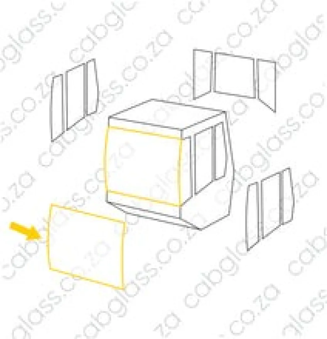FRONT | BOMAG ROLLER BW117 - 226 D(H)-4 | Cabglass