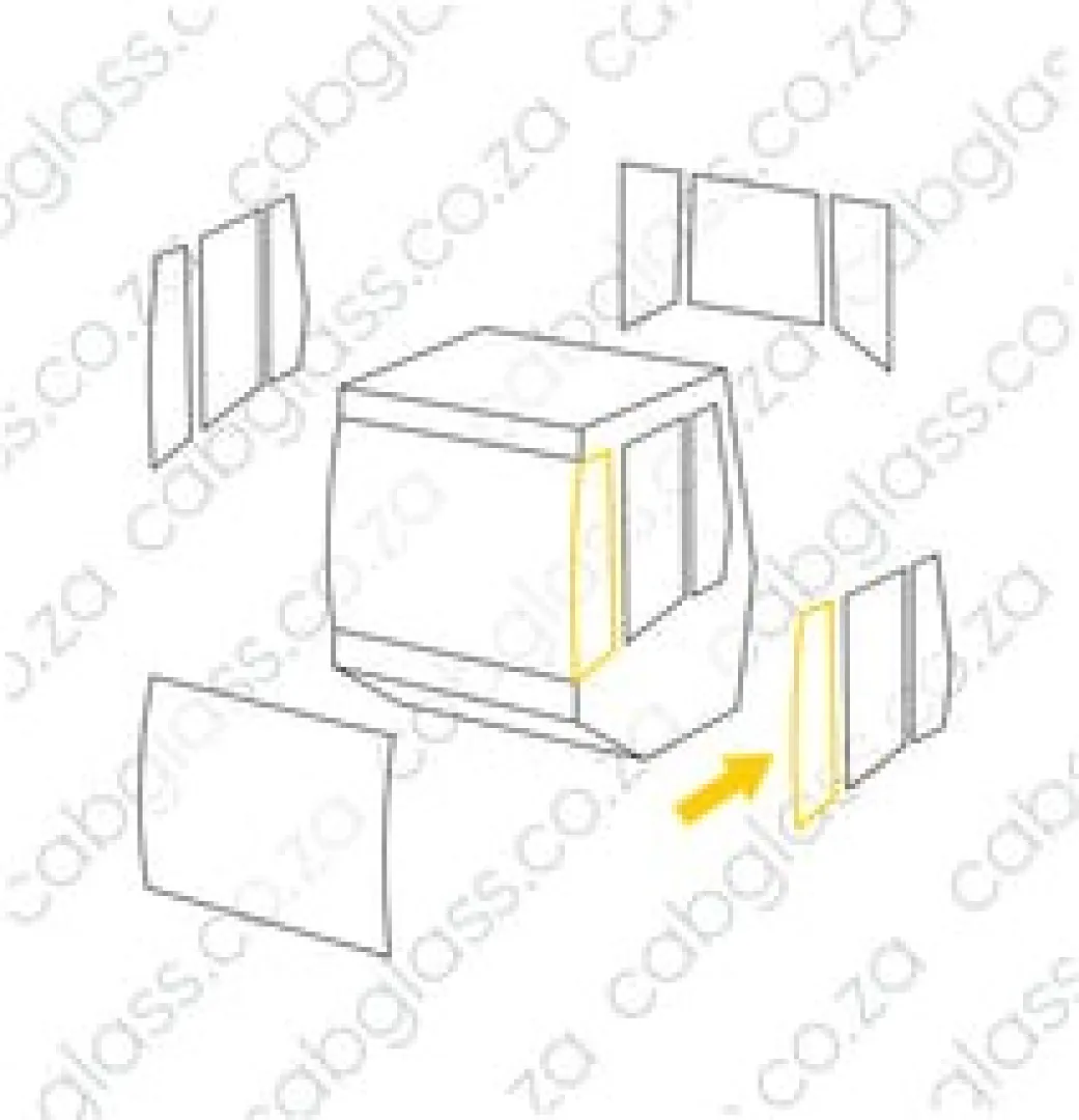 FRONT LH | BOMAG ROLLER BW117 - 226 D(H)-4 | Cabglass