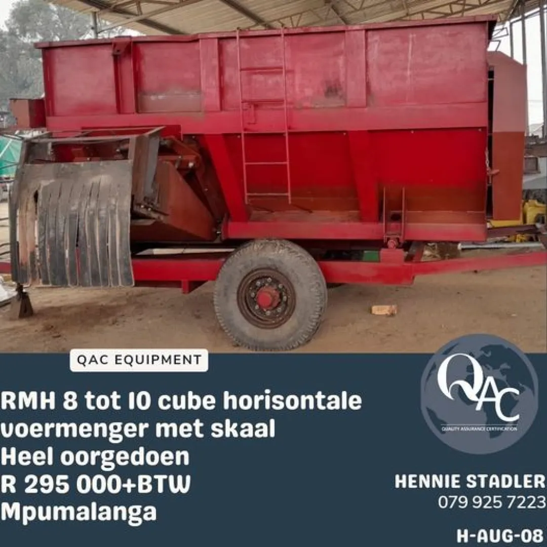8 tot 10 Ton Voermenger | QAC Equipment