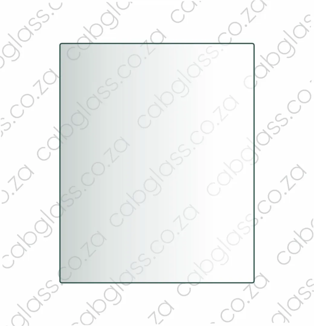 FRONT UPPER (square corners) | CASE EX CX C-SER | Cabglass