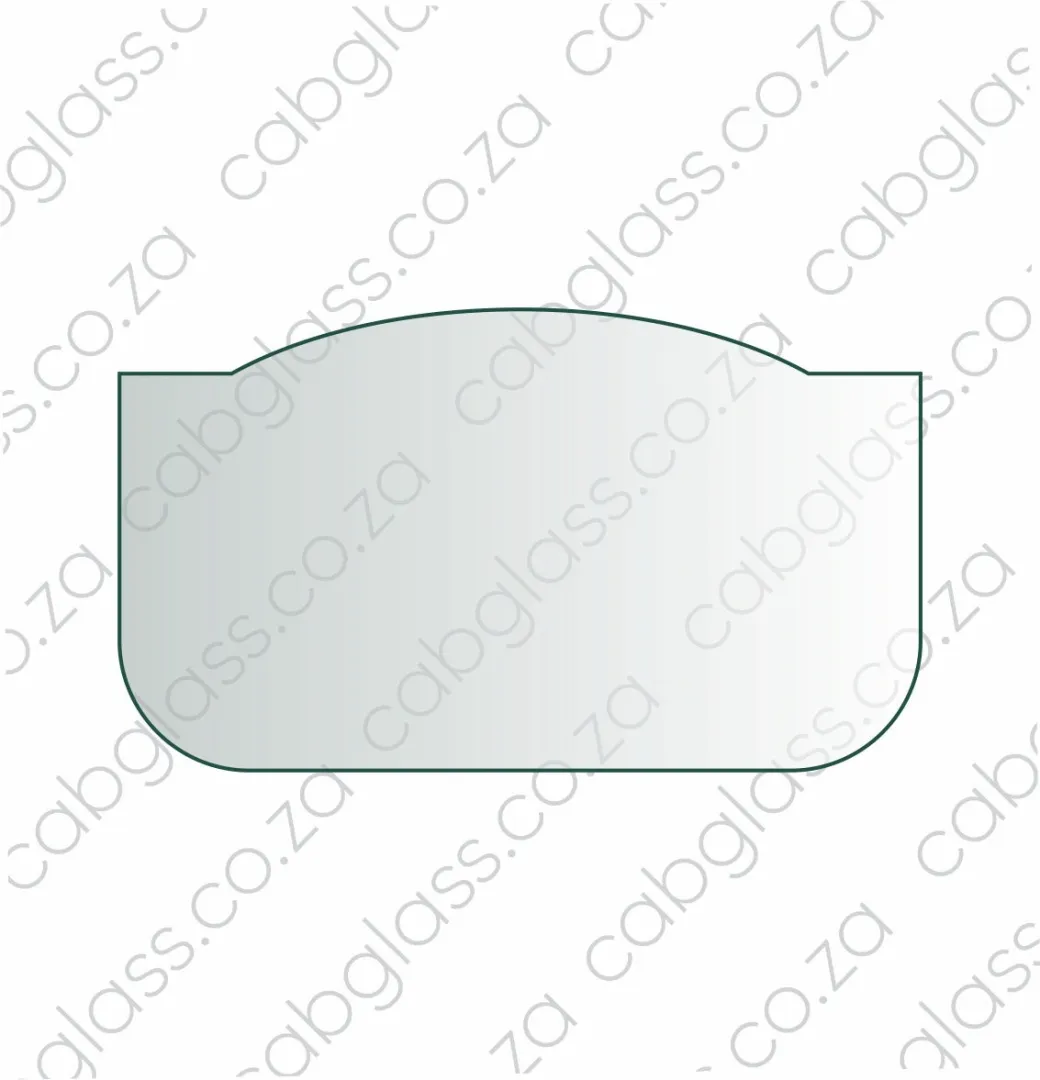 FRONT LOWER (halfmoon) | CAT EXCAVATOR C-SERIES | Cabglass
