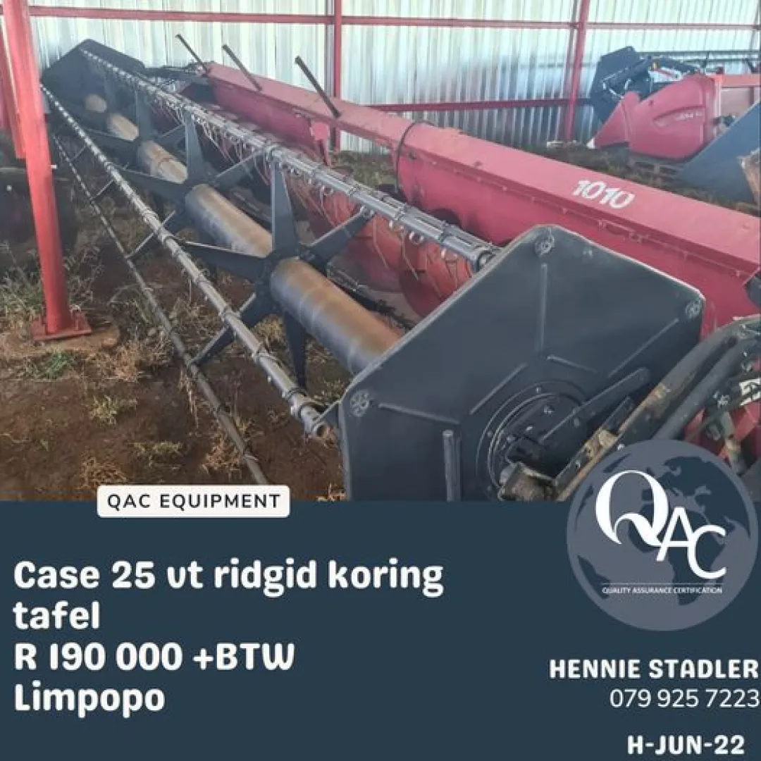 Case 25ft Header | QAC Equipment