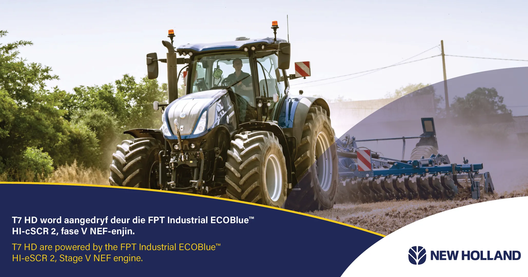 T7 HD tractors utilise the latest PLM intelligence™ technology | New Holland