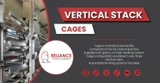 The Vertical cage system | Reliance Poultry Equipment