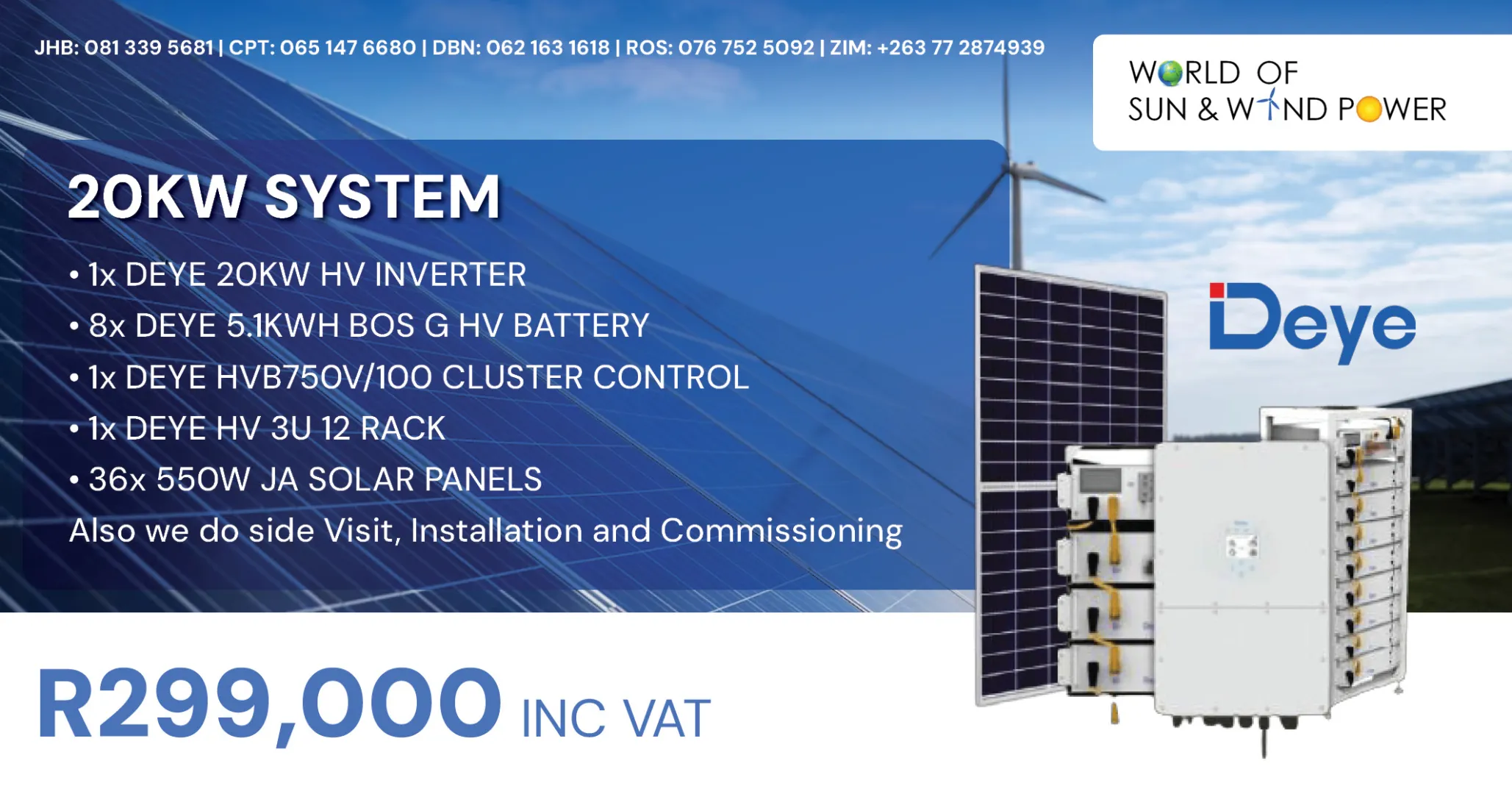 20KW Solar system | World of Sun &amp; Wind Power