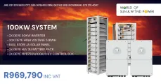 100KW Solar system | World of Sun & Wind Power