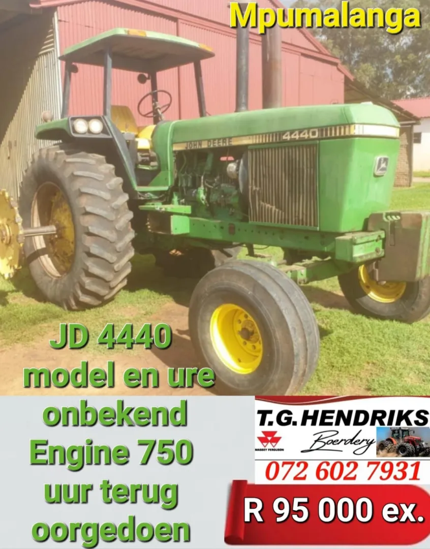 John Deere 4440 | T.G Hendriks boerdery