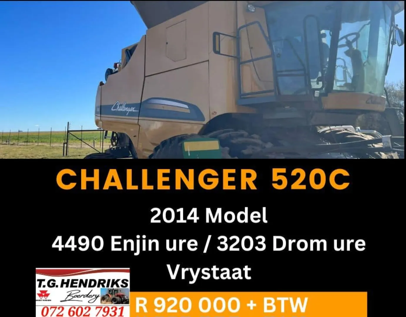 2014 Challenger 520 C | T.G Hendriks boerdery