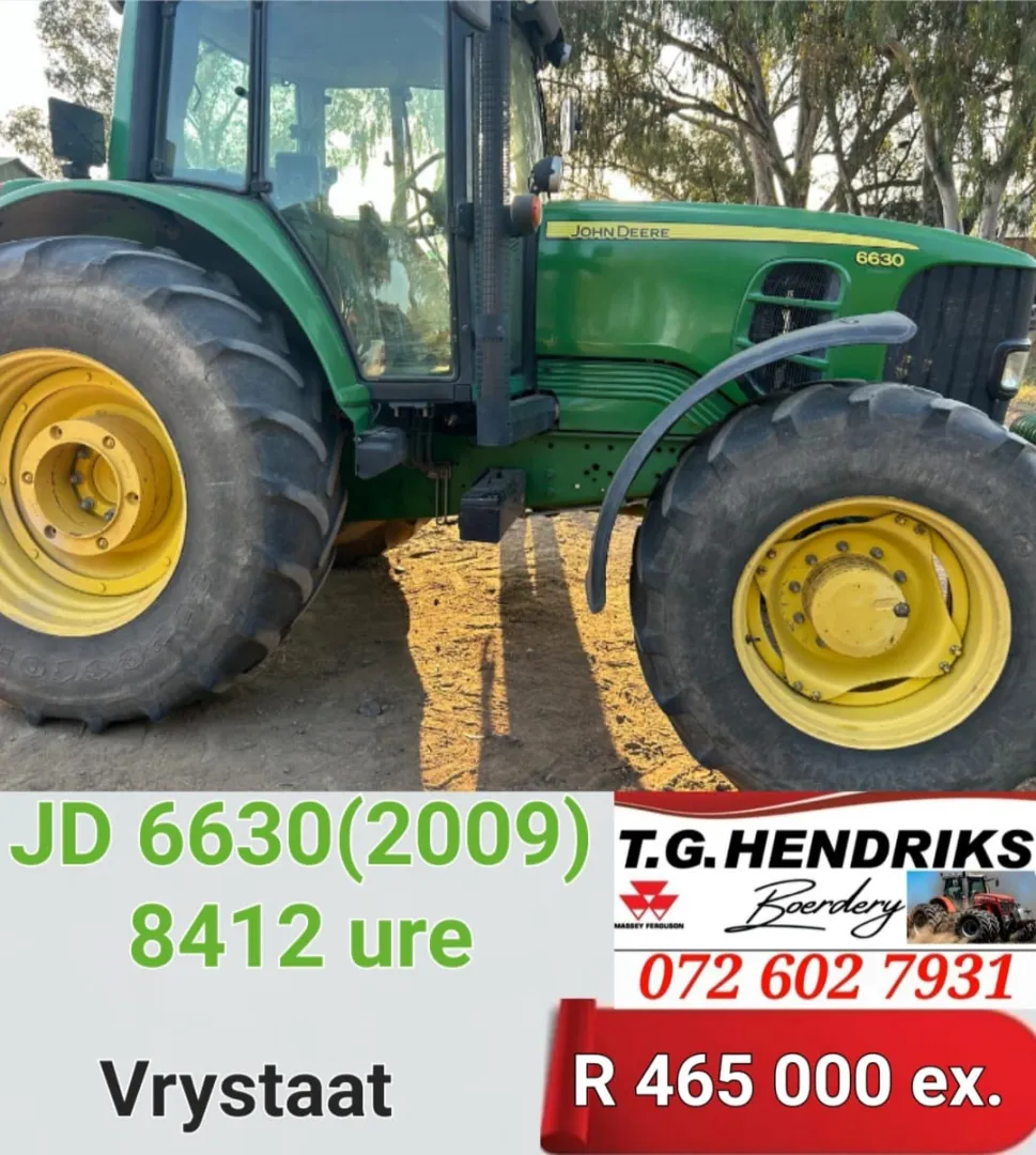 John Deere 6630 | 2009 Model | T.G Hendriks boerdery