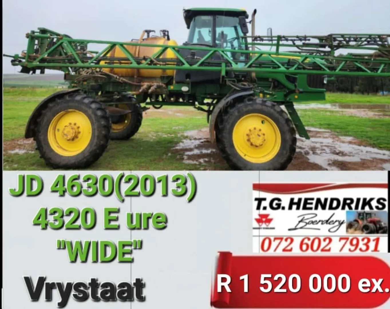 John Deere 4630 | 2013 | T.G Hendriks boerdery