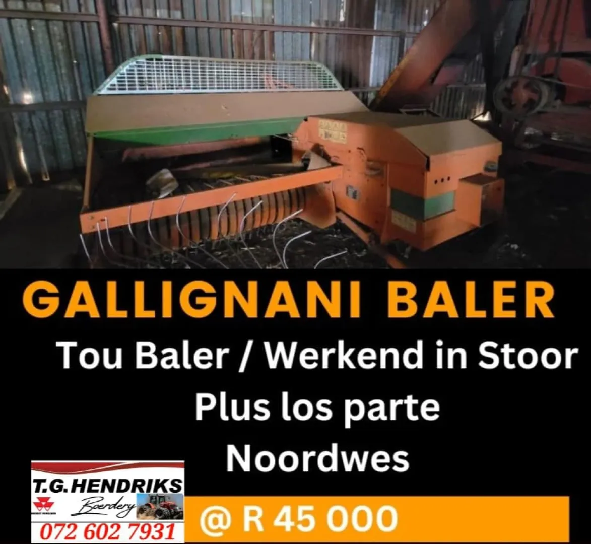 Gallignani baler | T.G Hendriks boerdery