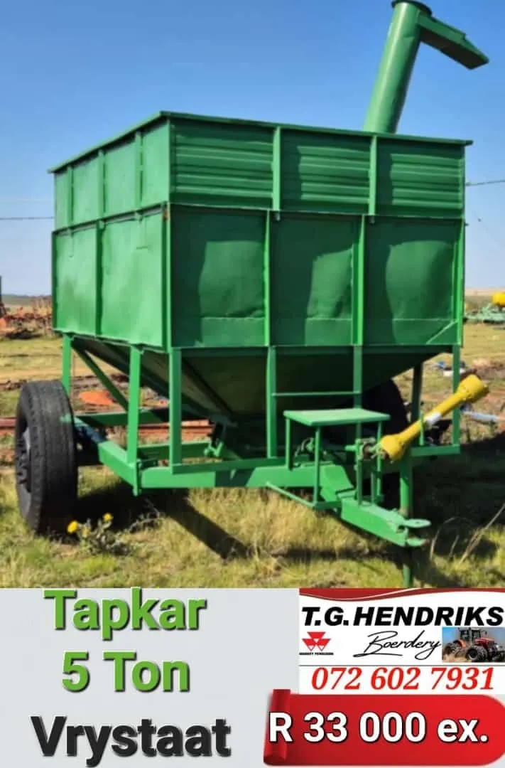 5-Ton Tapkar | T.G Hendriks boerdery