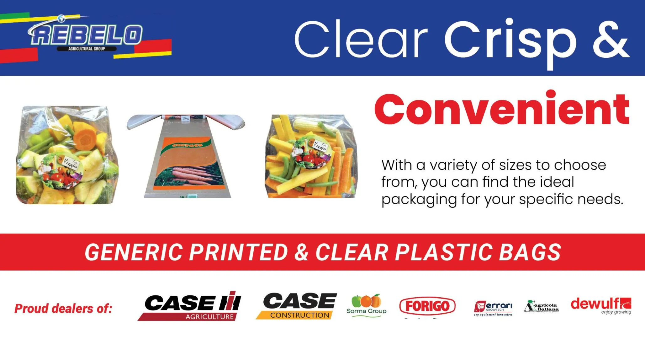 Clear crisp &amp; convenient | Rebelo Agricultural Group