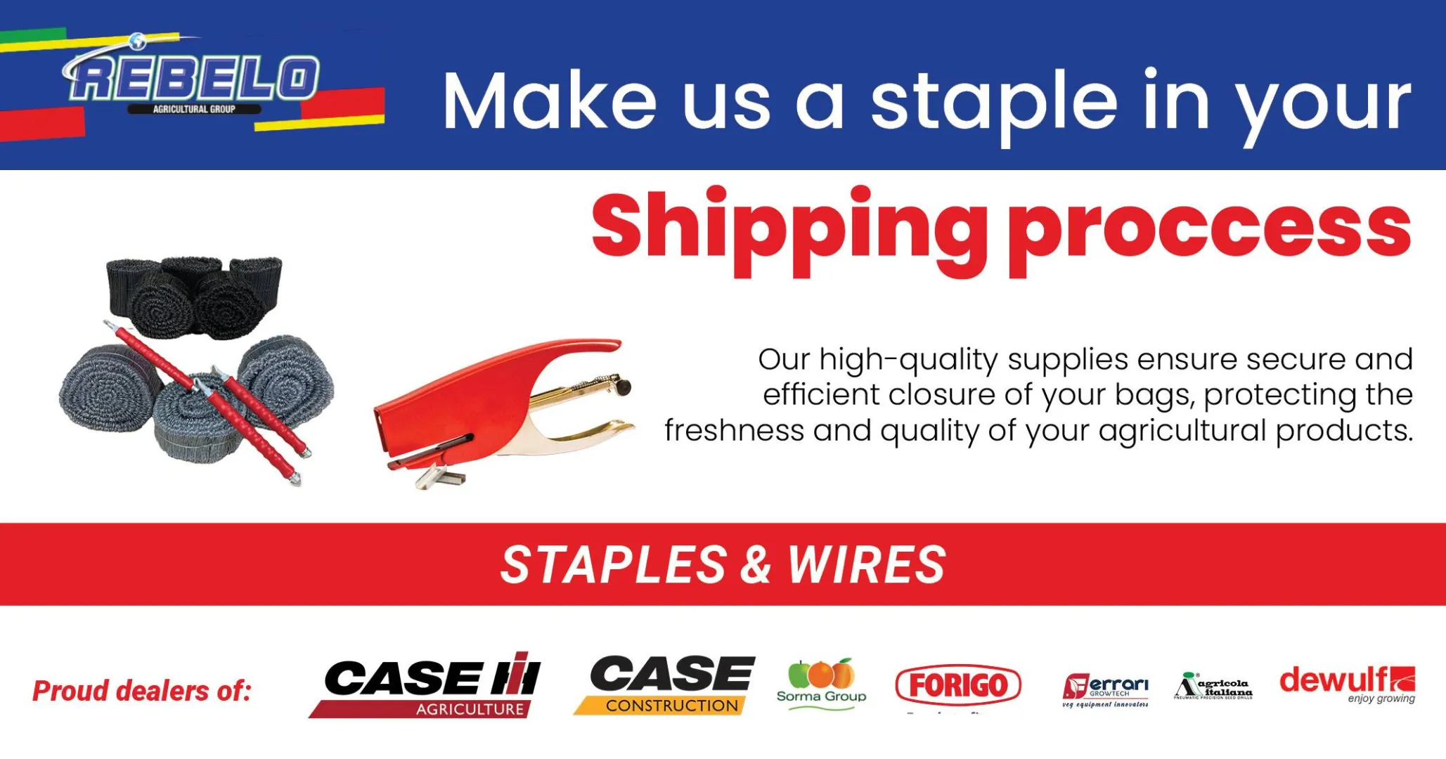 Make us a staple in your shipping process | Rebelo Agricultural Group