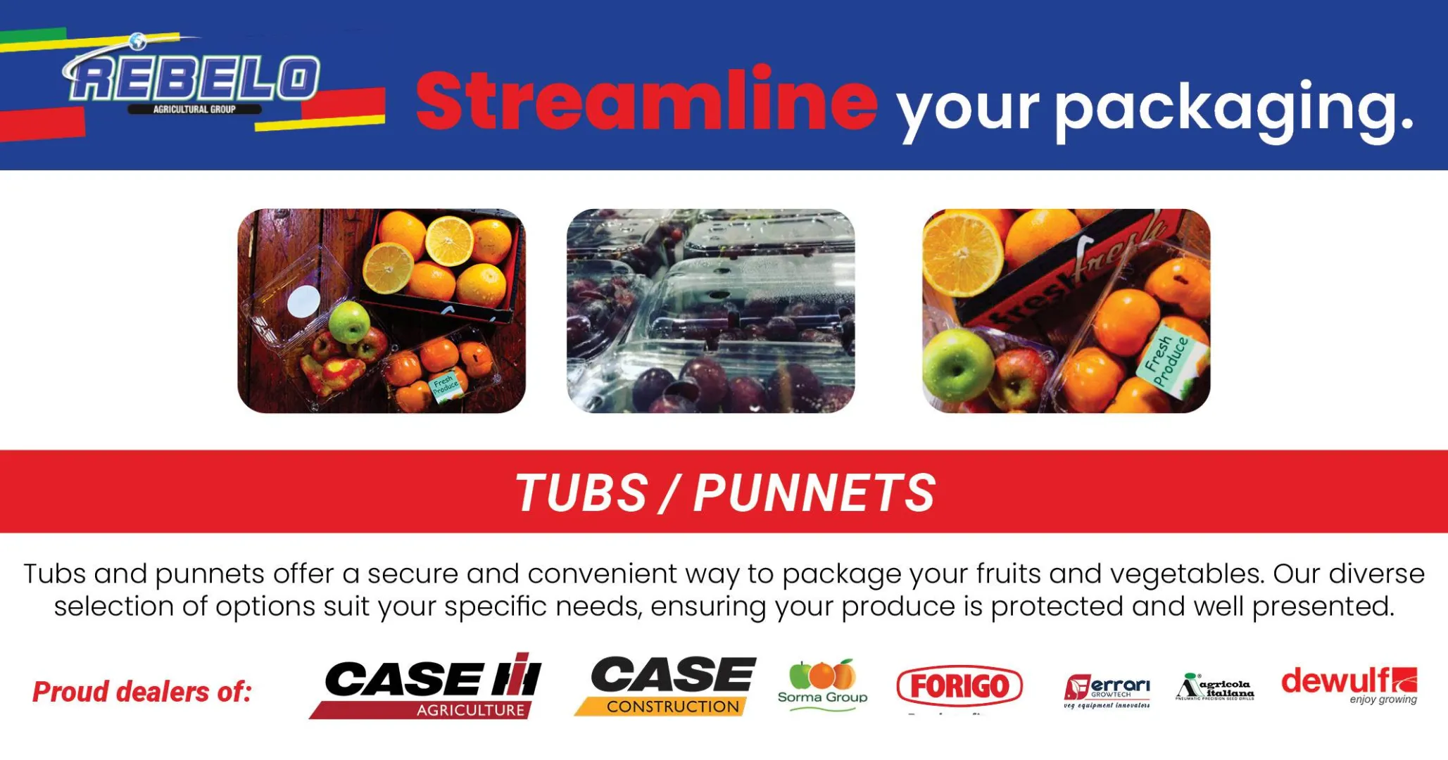 Streamline your packaging | Rebelo Agricultural Group