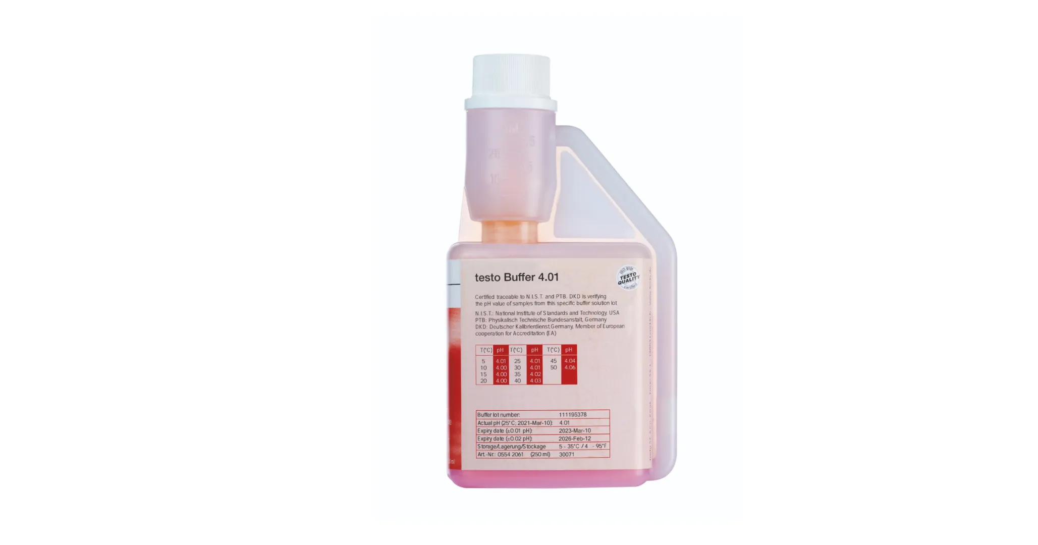 Adjust your measuring equipment without complications! | The pH buffer solution 4.01 | Kentmaster