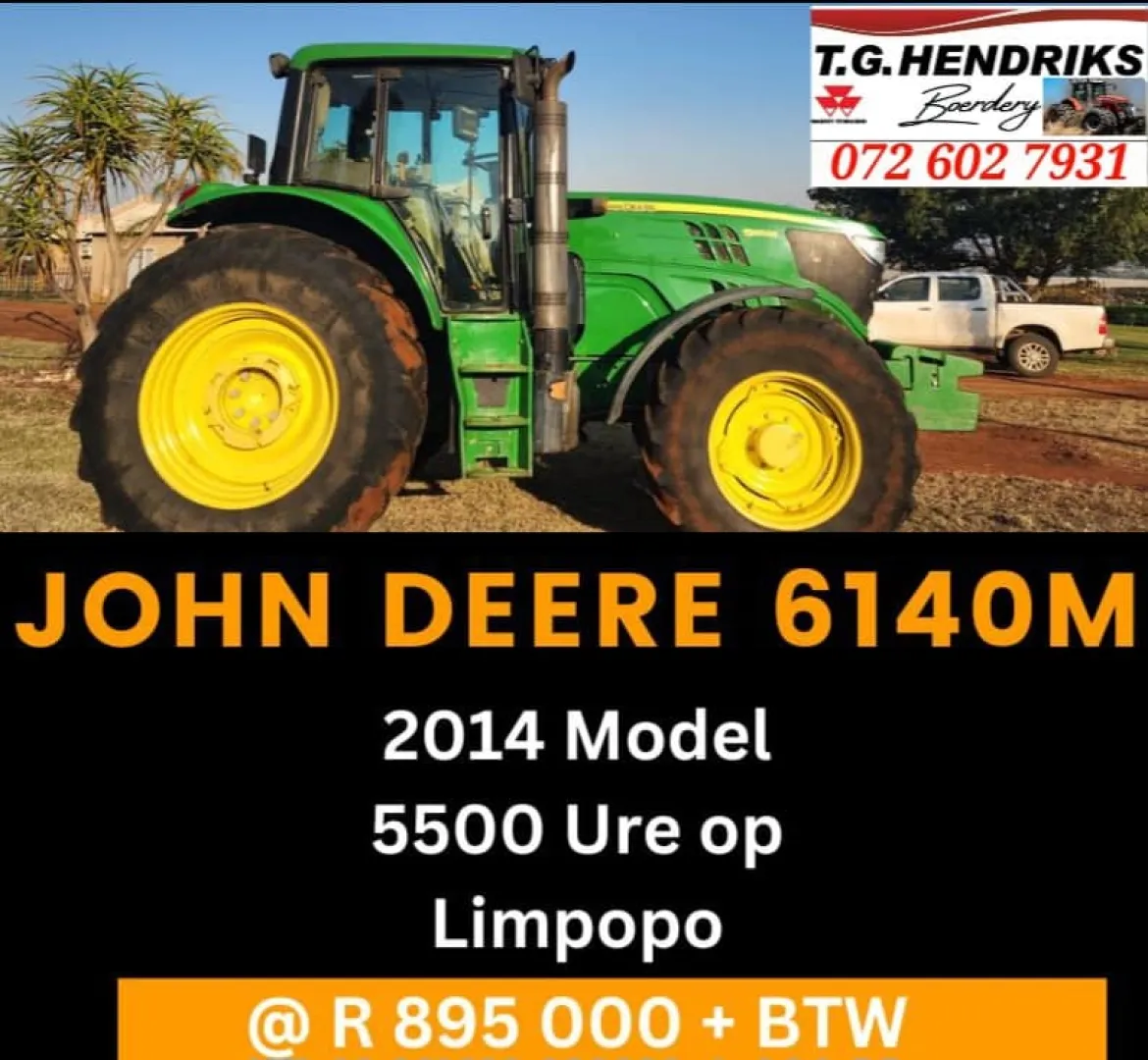 John deere 6140M | 2014 Model | T.G Hendriks boerdery
